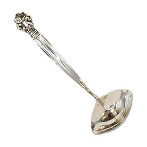 Georg Jensen & Wendel Denmark Acorn Sterling Silver Large Gravy Ladle  #18620